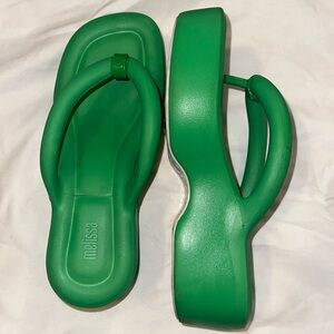 Melissa Free Platform Flip Flops